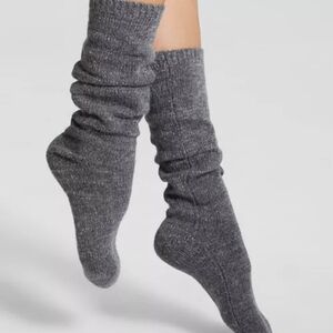 NWT kate spade new york Slouchy Metallic Knee-High Socks